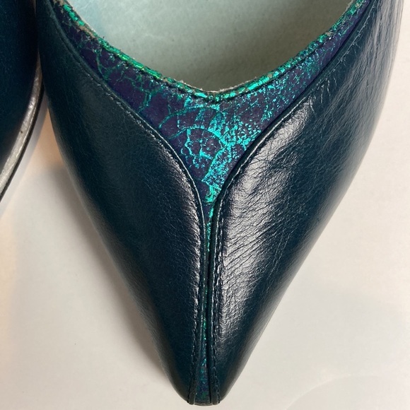 Little Moon Parisian Heels Sz 39 Feminine 50’s  Cosplay Reflective Pin-up Retro - Picture 12 of 16